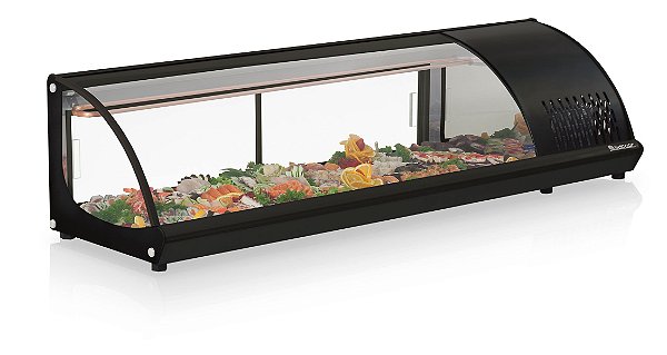 Vitrine Refrigerada de Sushi de Bancada 1,60m GELOPAR GVRB-160