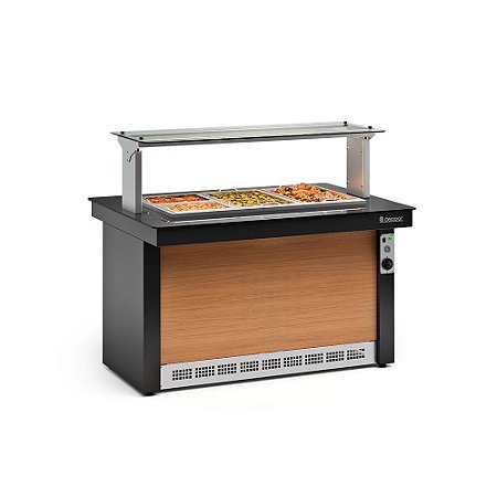 Mesa Térmica Linha Buffet Vitra GELOPAR GBTA-140 PR