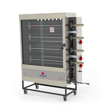 Forno Assador Rotativo de Frangos Tubular 4 Espetos PROGÁS PR-623