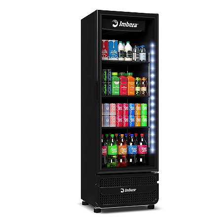 Refrigerador Expositor Vertical de Bebidas Visa Cooler 454L IMBERA VRS16 FULLBLACK