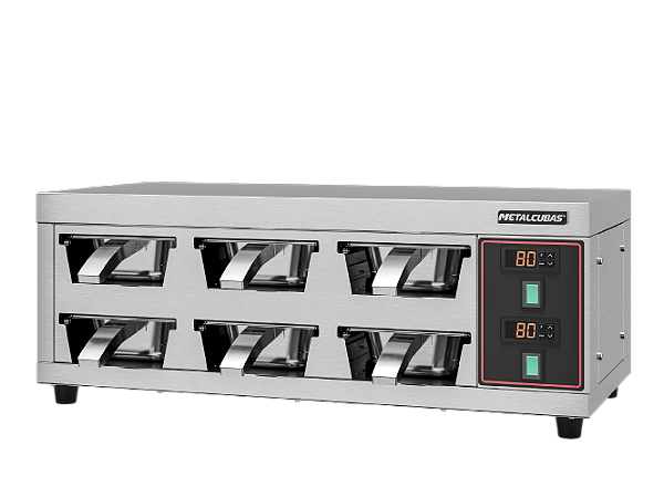 Conservador de Proteínas 6 cubas Central METALCUBAS MCP6 C