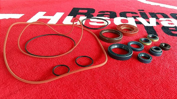 Kit anéis oring + retentores do motor Husqvarna WR 125 00 - 07