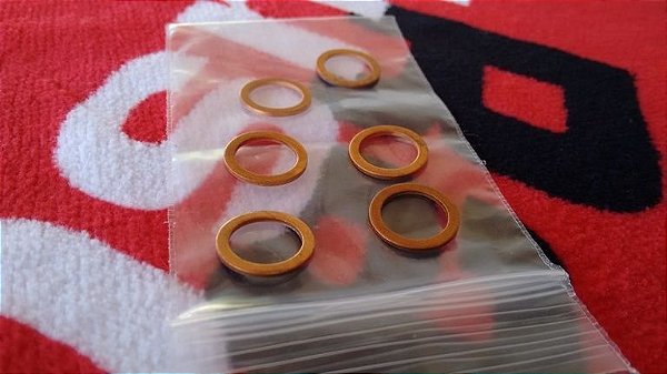 Anel de vedação do parafuso de fixação do flexivel freio Husqvarna