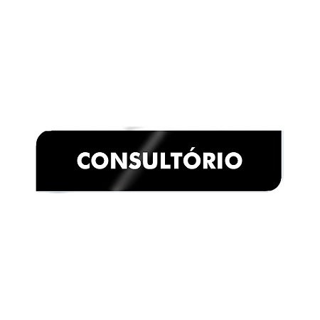 Placa Identificação - Consultório - Acrilico