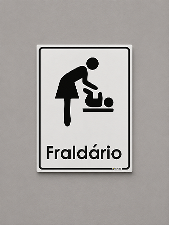 Placa Fraldário