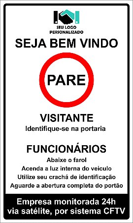 Placa - Seja bem Vindo