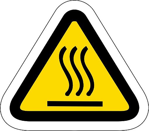 Etiqueta - Adesivo - Superfície Quente