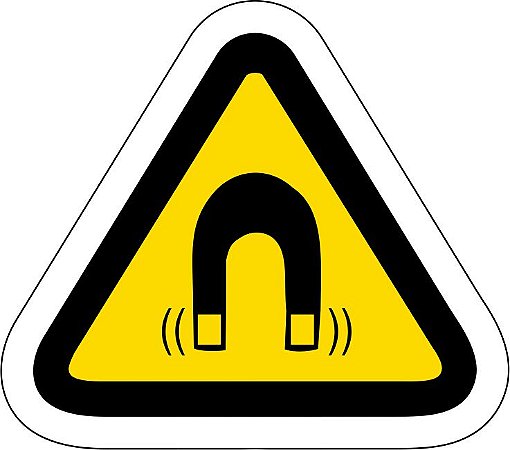 Etiqueta - Adesivo - Campo Magnético Intenso