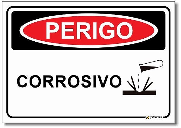 Perigo - Corrosivo