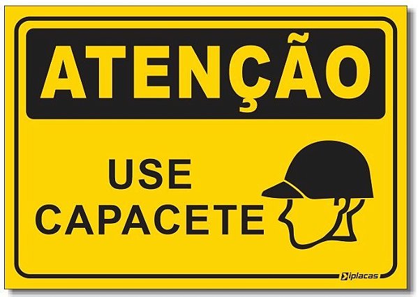 Atenção - Use Capacete