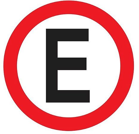 Placa Refletiva - Estacionamento Regulamentado