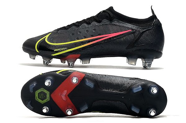 chuteira nike mercurial preta campo