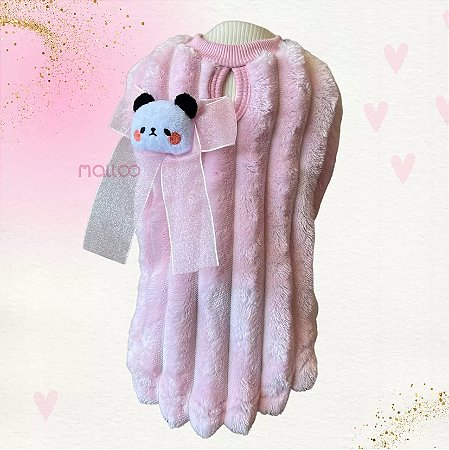 Capa Bubble Rosa Bebe