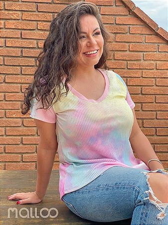 T-Shirt Tal mãe - Tie Dye Candy