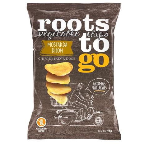 CHIPS BATATA DOCE MOSTARDA DIJON ROOTS TO GO 45G