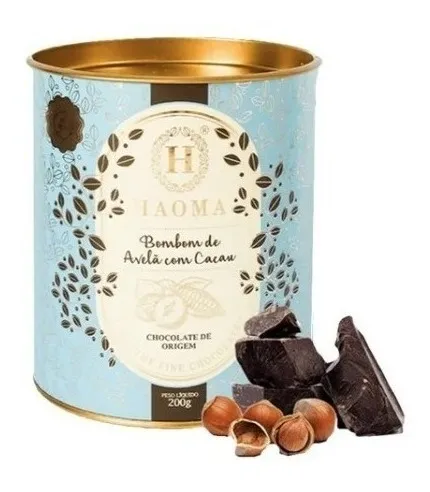 Bombom Haoma Chocolate Belga Avelã 200g - Haoma