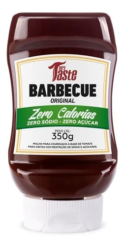 Barbecue Zero Sódio Zero Açúcar Zero Cal - Mrs. Taste - 350g