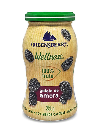 Geleia de amora 100% fruta Queensberry 250g
