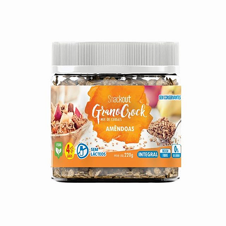 Granola amendoas granorock Snackoutr 220g