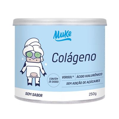COLÁGENO - Ácido Hialurônico sem sabor 250g Muke