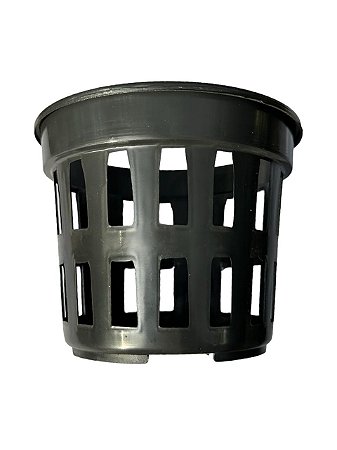 KIT 10 vasos plástico cesto vazado - 15CM