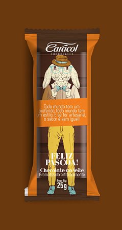 BARRA AO LEITE PASCOA LARANJA 25G