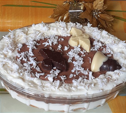 PAVÊ PRESTÍGIO ZERO AÇÚCAR -côco com chocolate / peso 2 litros