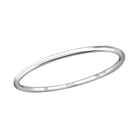 Anel em Prata Minimalista Liso