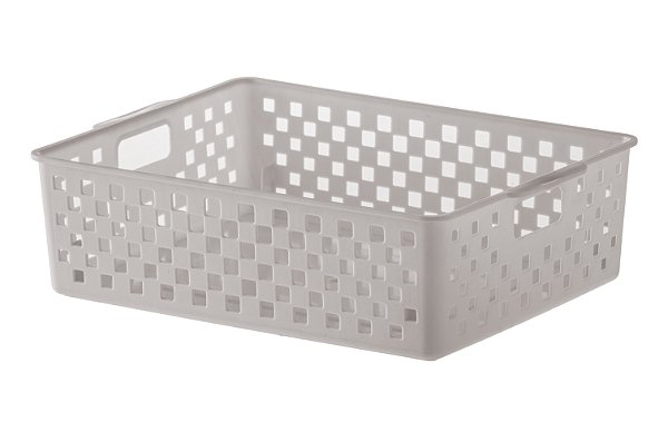 Cesto Organizador Quadratta 27X21X8 - Cod:891Creme