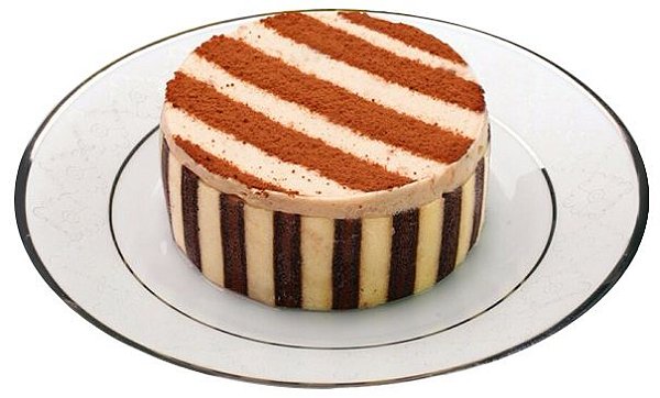 Torta Mousse Strogonoff de Nozes e Chocolate Congelada - 6 Unidades
