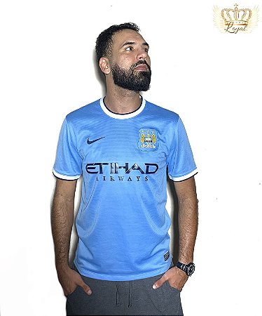 Camisa Manchester City 2013/14 - Home Edition - Yaya Toure #42