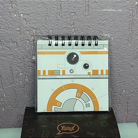 Bloco de Anotacoes Geek Side BB8