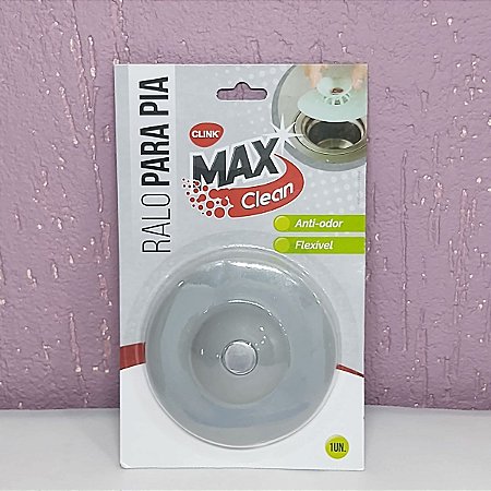 Ralo Valvula Tampa em Silicone - Cinza