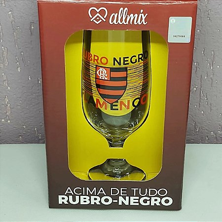 Taça de Vidro 300ml - Flamengo