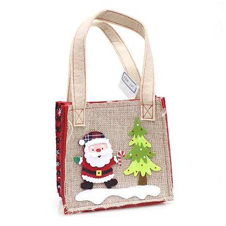 Mini Sacola de Natal - 15x7cm