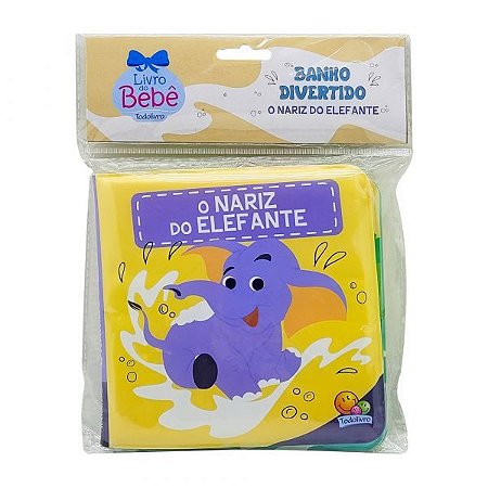 Livro de Banho para Bebes - O Nariz do Elefante