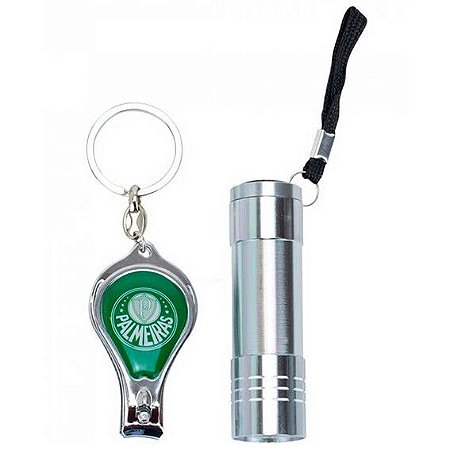 Kit Lanterna e Cortador de Unha - Palmeiras