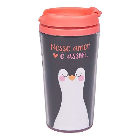 Copo Termico 200ml - Amor de Pinguim