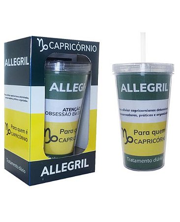 COPO ACRILICO PAREDE DUPLA CAPRICORNIO 470 ML (7898919012282)