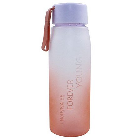 Garrafa de Plástico Degrade 600ml