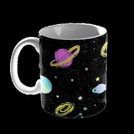 Caneca de Cerâmica 300ml - Galaxia