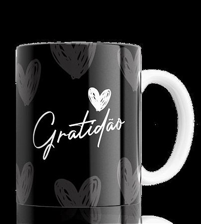 Caneca de Cerâmica 300ml - Gratidão