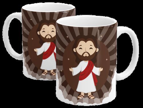 Caneca de Cerâmica 300ml - Jesus