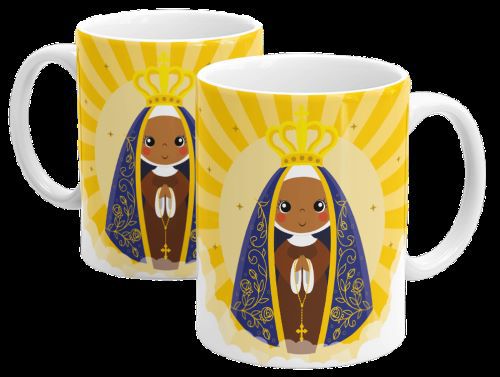 Caneca de Cerâmica 300ml - Nossa Senhora Aparecida