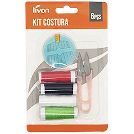 Kit Costura 6 Peças - Cores Sortidas