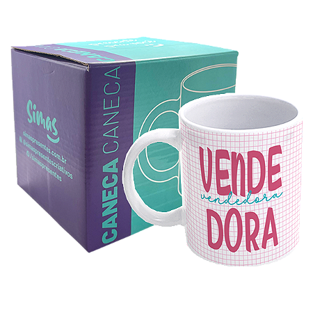 CANECA 300ML - FLORK PROFISSIONAIS - VENDEDORA