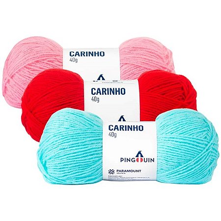 Fio de Lã Pingouin 40g 200m - Linha Carinho