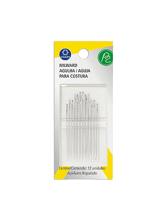 Cartela de Agulhas para Costura Manual 12 unidades