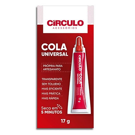 Cola Universal para Artesanato 17g - Círculo