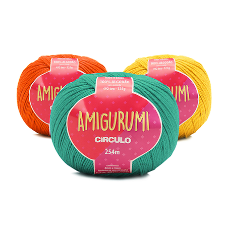 Fio de Algodão para Amigurumi 125g 254m - Círculo